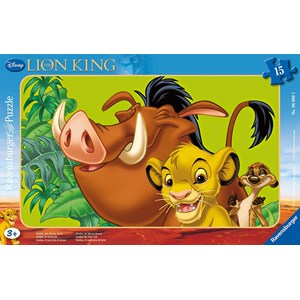 Ravensburger (06008) - "The Lion King, Simba the Lion Cub" - 15 Teile Puzzle