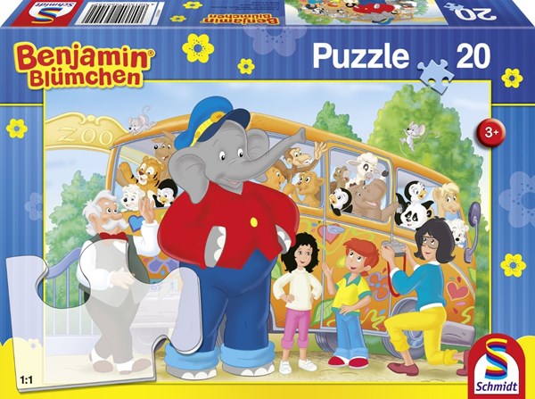 Schmidt Spiele (56049) - "Zooausflug" - 20 Teile Puzzle