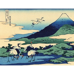 Puzzle Michele Wilson (Z22) - Hokusai: "Manor in Sagami Province" - 30 Teile Puzzle