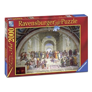 Ravensburger (16669) - Raphael: "Schule von Athen" - 2000 Teile Puzzle