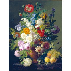 Clementoni (31415) - Jan Frans Van Dael: "Blumenvase" - 1000 Teile Puzzle