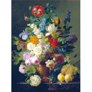 Clementoni (31415) - Jan Frans Van Dael: "Blumenvase" - 1000 Teile Puzzle