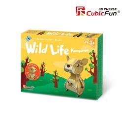 Cubic Fun (K1504H) - "Kangaroo" - 14 Teile Puzzle