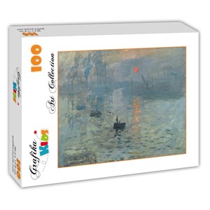 Grafika Kids (00089) - Claude Monet: "Impression au Soleil Levant, 1872" - 100 Teile Puzzle