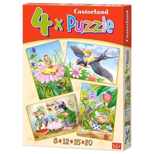 Castorland (B-04270) - "Däumelinchen" - 8 12 15 20 Teile Puzzle