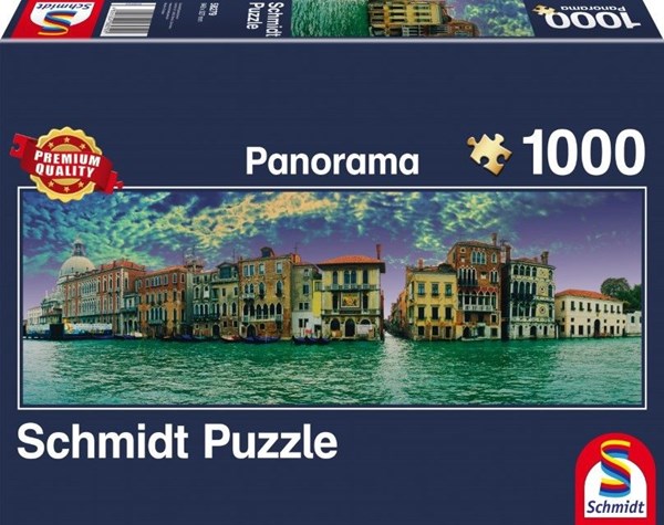Schmidt Spiele (58279) - "Blick auf Venedig" - 1000 Teile Puzzle