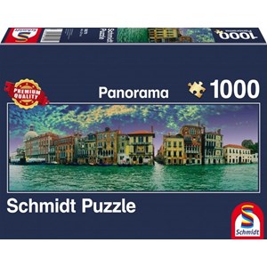 Schmidt Spiele (58279) - "Blick auf Venedig" - 1000 Teile Puzzle