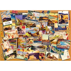 Falcon (11166) - Garry Walton: "Reiseziel - Collage" - 500 Teile Puzzle