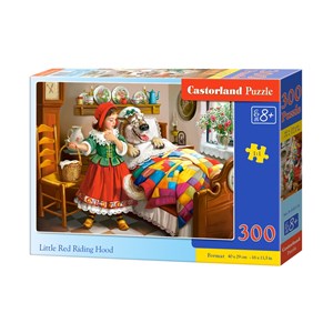 Castorland (B-030118) - "Rotkäppchen und der Wolf" - 300 Teile Puzzle