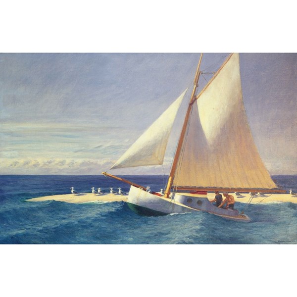Puzzle Michele Wilson (A278-350) - Edward Hopper: "Das Segelboot" - 350 Teile Puzzle