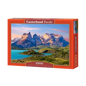 Castorland (C-150953) - "Torres del Paine National Park in Patagonia, Chile" - 1500 Teile Puzzle