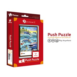 Pintoo (U1002) - "Dolphins and wreckage of boat" - 48 Teile Puzzle