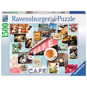 Ravensburger (16346) - "Kaffee und Kuchen" - 1500 Teile Puzzle