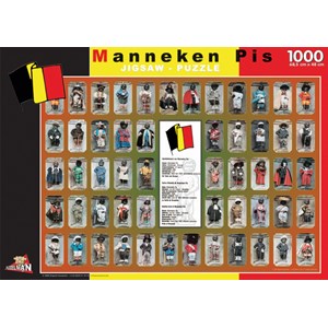 PuzzelMan (096) - "Belgium, Manneken Pis" - 1000 Teile Puzzle