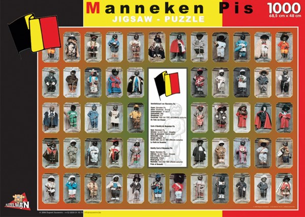 PuzzelMan (096) - "Belgium, Manneken Pis" - 1000 Teile Puzzle