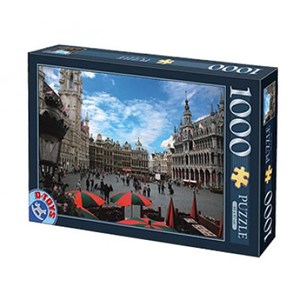 D-Toys (64288-FP01) - "Grand Place, Brüssel" - 1000 Teile Puzzle