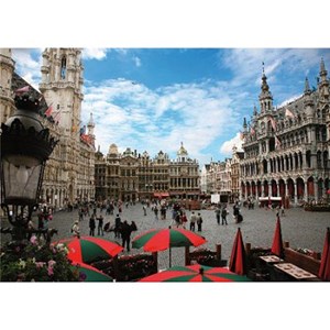 D-Toys (64288-FP01) - "Grand Place, Brüssel" - 1000 Teile Puzzle