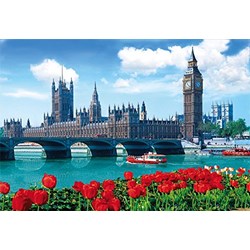 Trefl (26104) - "Das Unterhaus, London" - 1500 Teile Puzzle