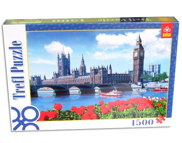 Trefl (26104) - "Das Unterhaus, London" - 1500 Teile Puzzle