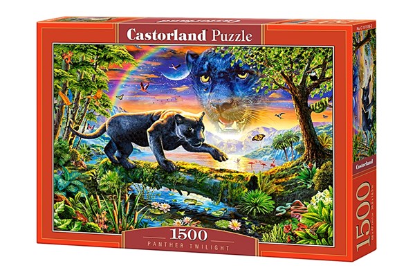Castorland (C-151356) - "Raubkatze in der Dämmerung" - 1500 Teile Puzzle