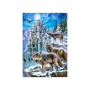 Castorland (C-151141) - "Wölfe und Schlösser" - 1500 Teile Puzzle