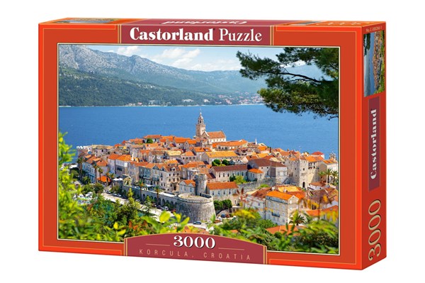 Castorland (C-300266) - "Korcula, Kroatien" - 3000 Teile Puzzle