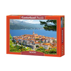 Castorland (C-300266) - "Korcula, Kroatien" - 3000 Teile Puzzle