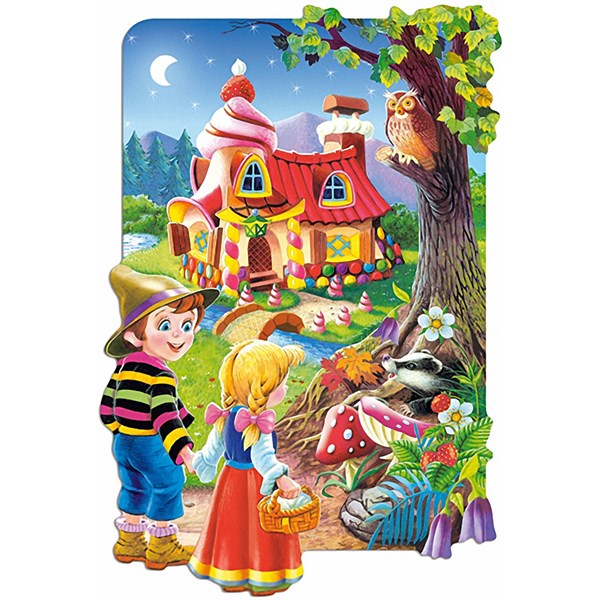 Castorland (C-02153) - "Hänsel und Gretel" - 20 Teile Puzzle
