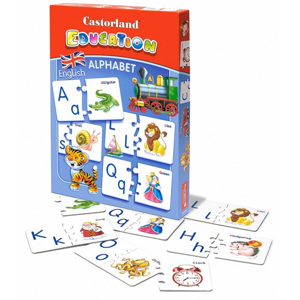 Castorland (E-043) - "Englisches Alphabet" - 52 Teile Puzzle