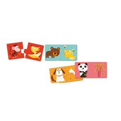 Djeco (08166) - "Duo Puzzle - Zu Tisch!" - 2 Teile Puzzle