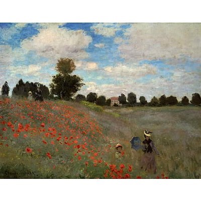 D-Toys (66961-IM02) - Claude Monet: "Das Mohnfeld" - 1000 Teile Puzzle