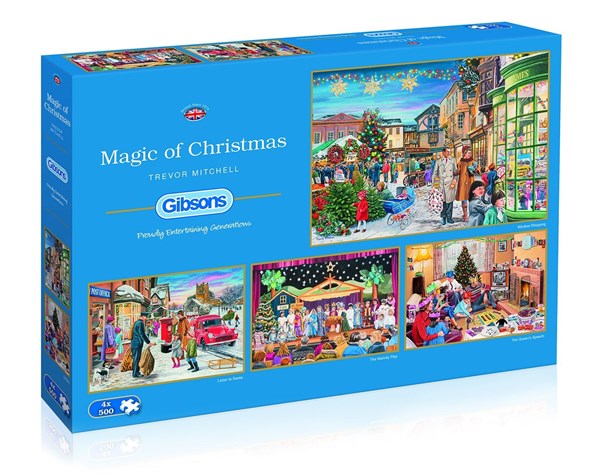 Gibsons (G5046) - Trevor Mitchell: "Weihnachtsmagie" - 500 Teile Puzzle