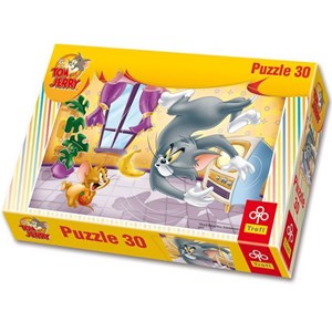 Trefl (18150) - "Tom und Jerry" - 30 Teile Puzzle