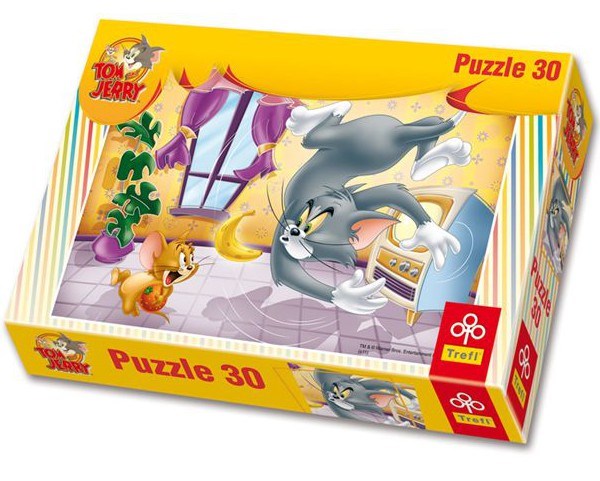 Trefl (18150) - "Tom und Jerry" - 30 Teile Puzzle