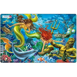 Larsen (U15-2) - "Mermaids" - 15 Teile Puzzle