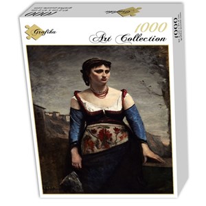 Grafika (01980) - Jean-Baptiste-Camille Corot: "Agostina, 1866" - 1000 Teile Puzzle
