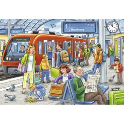 Ravensburger (07611) - "Bitte einsteigen!" - 12 Teile Puzzle