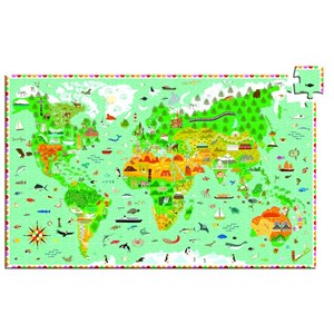 Djeco (07412) - "World Monuments" - 200 Teile Puzzle