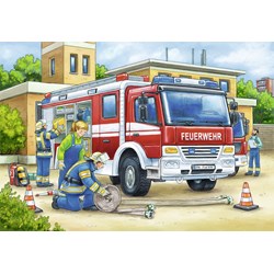 Ravensburger (07574) - "Polizei und Feuerwehr" - 12 Teile Puzzle