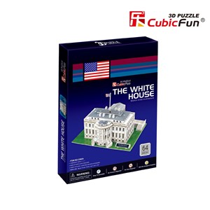 Cubic Fun (C060H) - "Washington, Weisses Haus" - 65 Teile Puzzle