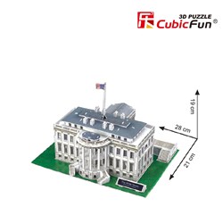 Cubic Fun (C060H) - "Washington, Weisses Haus" - 65 Teile Puzzle