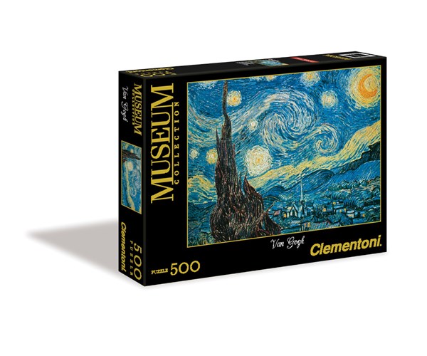 Clementoni (30314) - Vincent van Gogh: "Sternennacht" - 500 Teile Puzzle