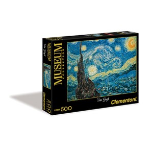 Clementoni (30314) - Vincent van Gogh: "Sternennacht" - 500 Teile Puzzle
