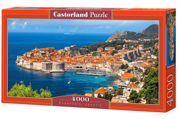 Castorland (C-400225) - "Küstenstadt Dubrovnik" - 4000 Teile Puzzle