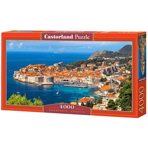 Castorland (C-400225) - "Küstenstadt Dubrovnik" - 4000 Teile Puzzle
