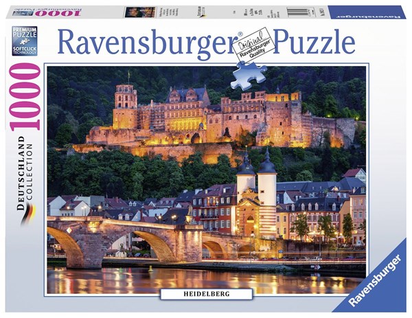 Ravensburger (19621) - "Heidelberger Abendstimmung" - 1000 Teile Puzzle