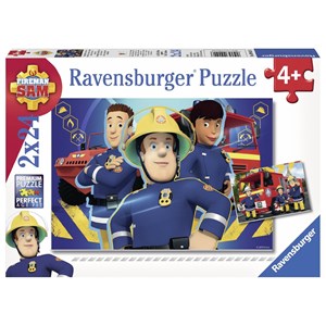 Ravensburger (09042) - "Feuerwehrmann Sam hilft in der Not" - 24 Teile Puzzle