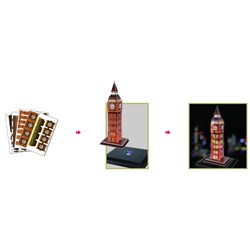Cubic Fun (L501H) - "Big Ben, London" - 28 Teile Puzzle