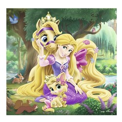 Ravensburger (09346) - "Belle, Cinderella und Rapunzel" - 49 Teile Puzzle