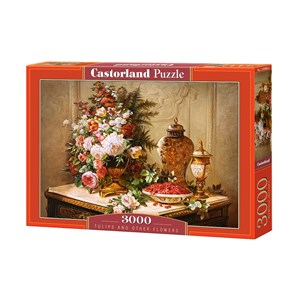 Castorland (C-300488) - "Tulpen und andere schöne Blumen" - 3000 Teile Puzzle